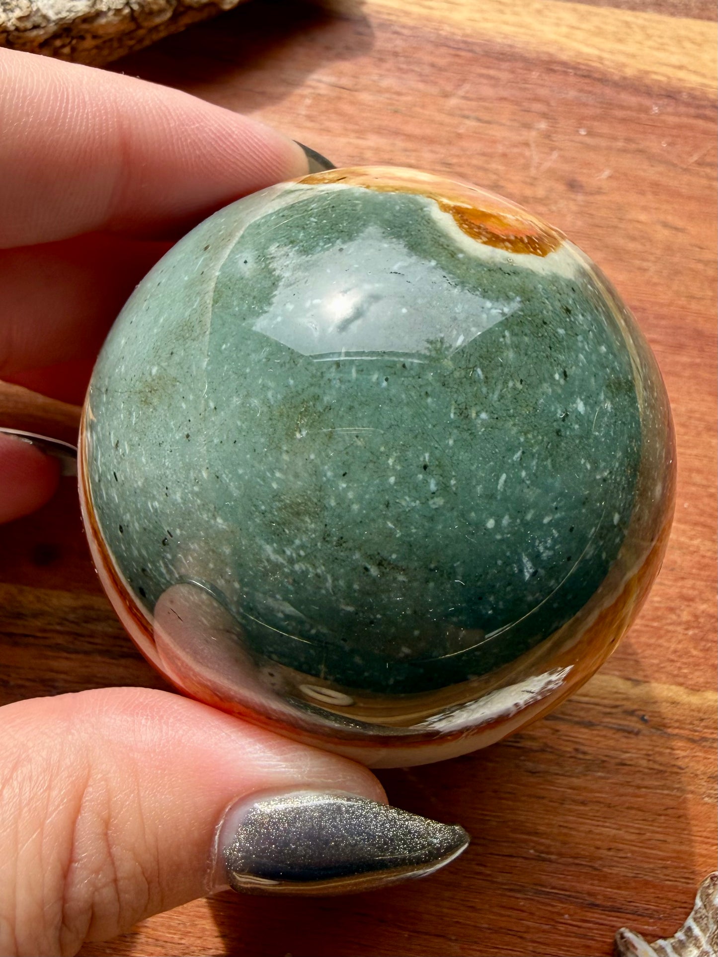 POLYCHROME JASPER SPHERE