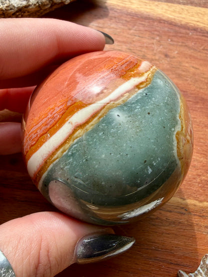 POLYCHROME JASPER SPHERE