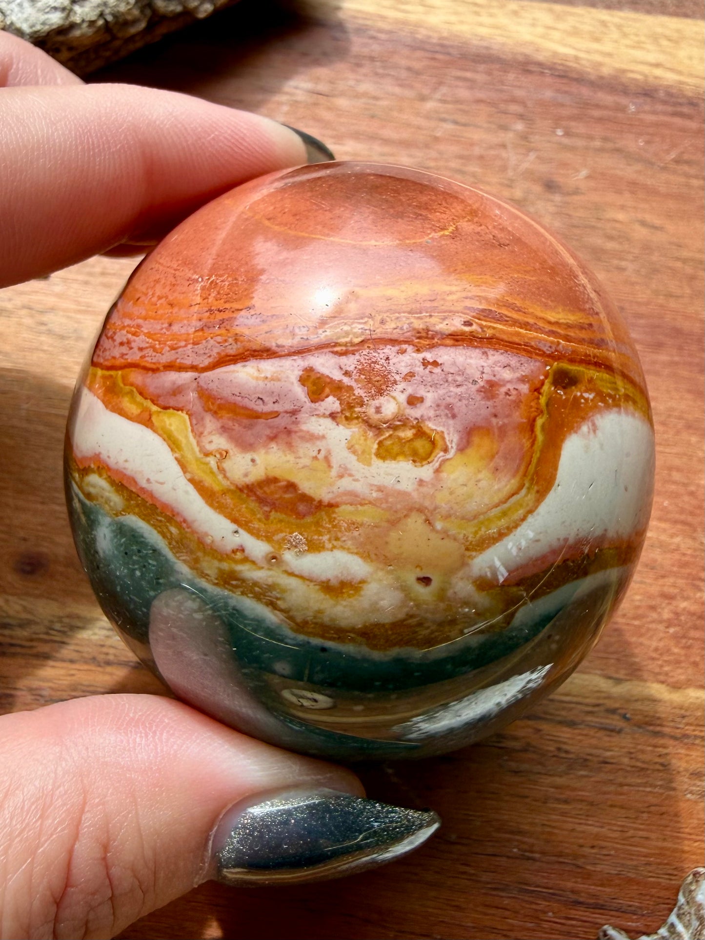 POLYCHROME JASPER SPHERE