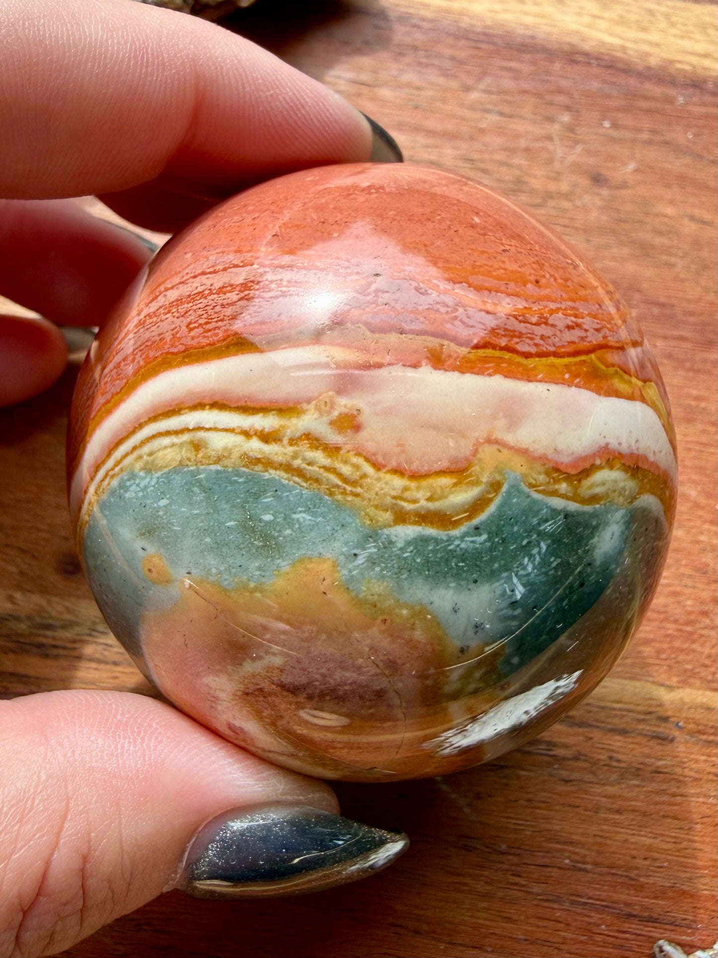 POLYCHROME JASPER SPHERE