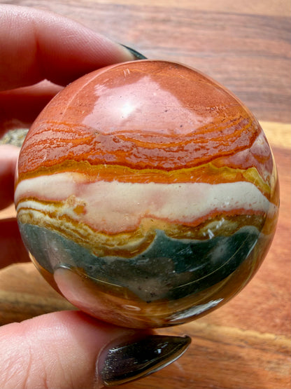 POLYCHROME JASPER SPHERE