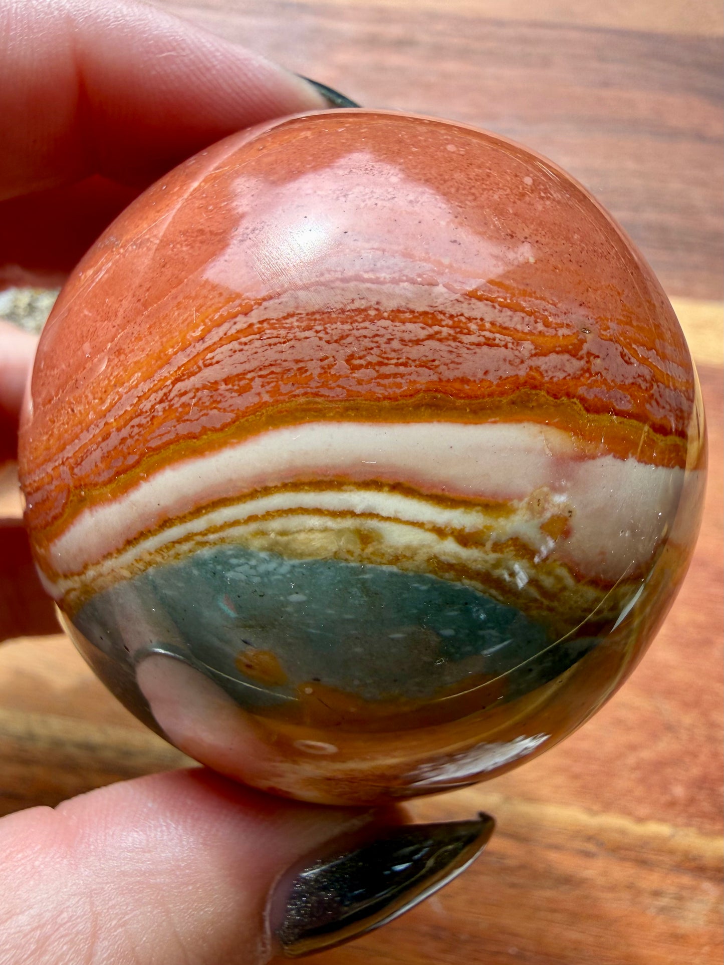 POLYCHROME JASPER SPHERE