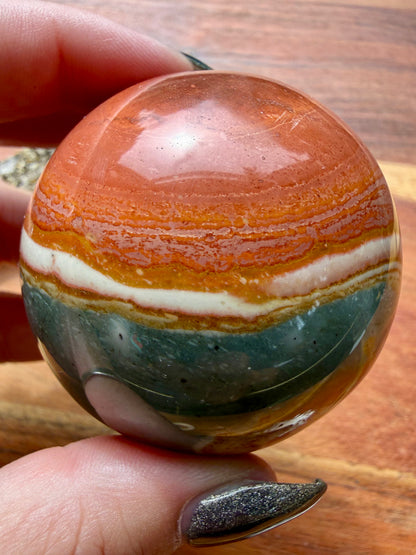 POLYCHROME JASPER SPHERE