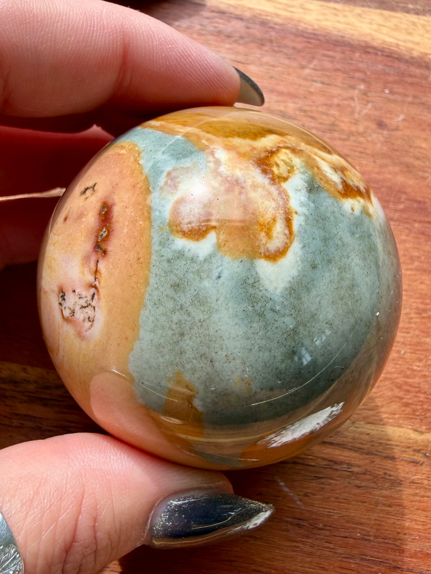 POLYCHROME JASPER SPHERE