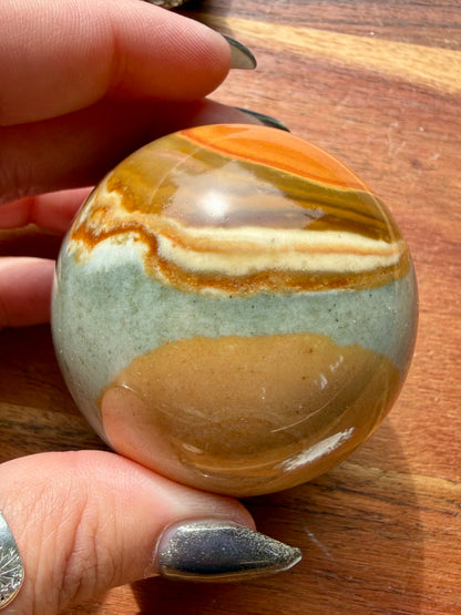 POLYCHROME JASPER SPHERE