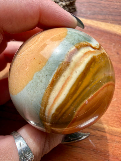 POLYCHROME JASPER SPHERE