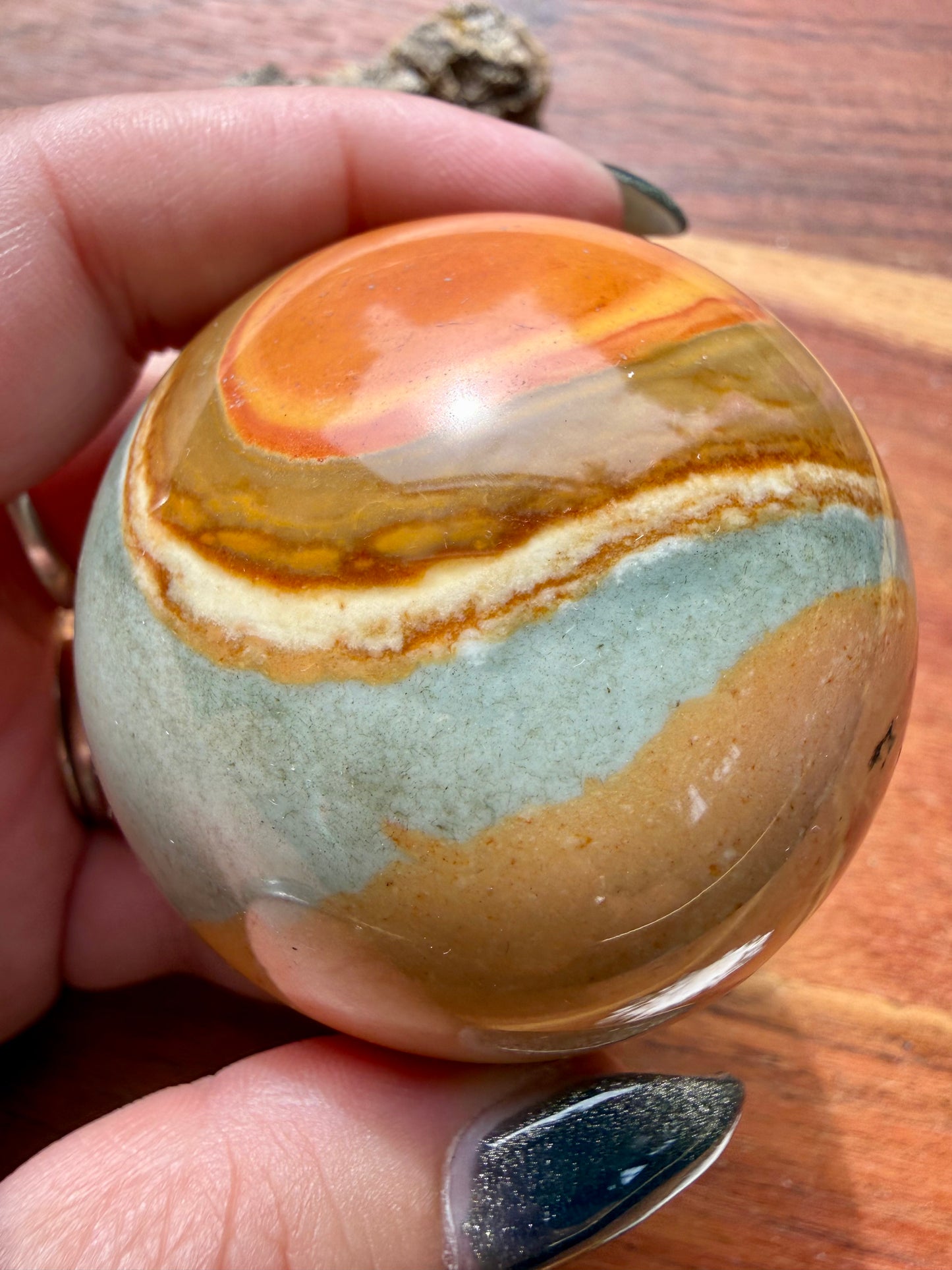 POLYCHROME JASPER SPHERE
