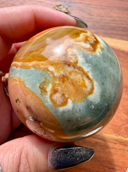 POLYCHROME JASPER SPHERE