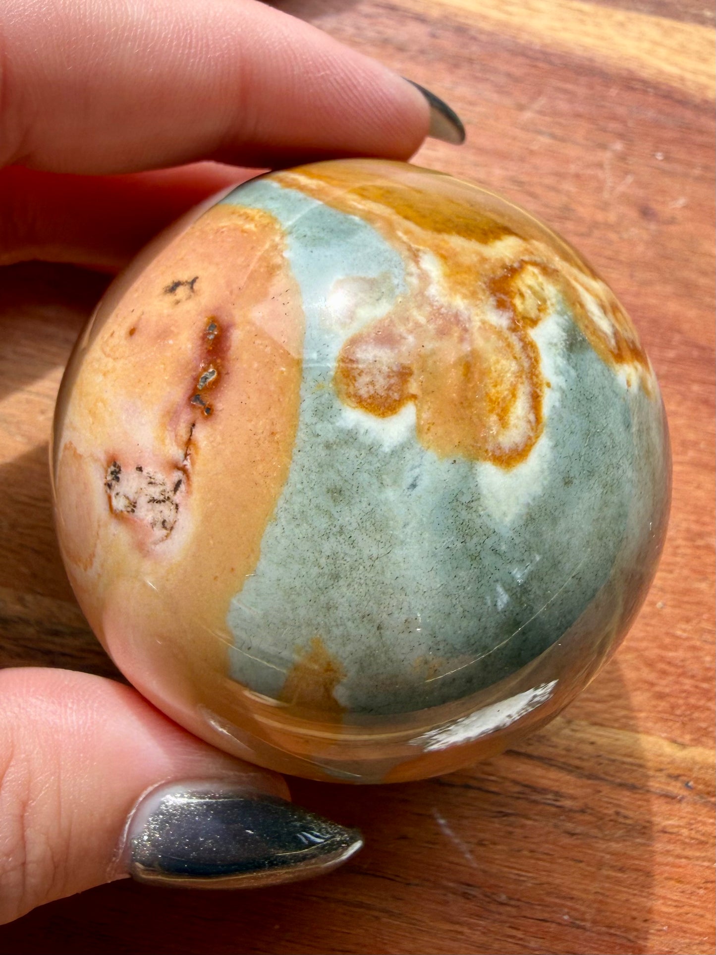 POLYCHROME JASPER SPHERE