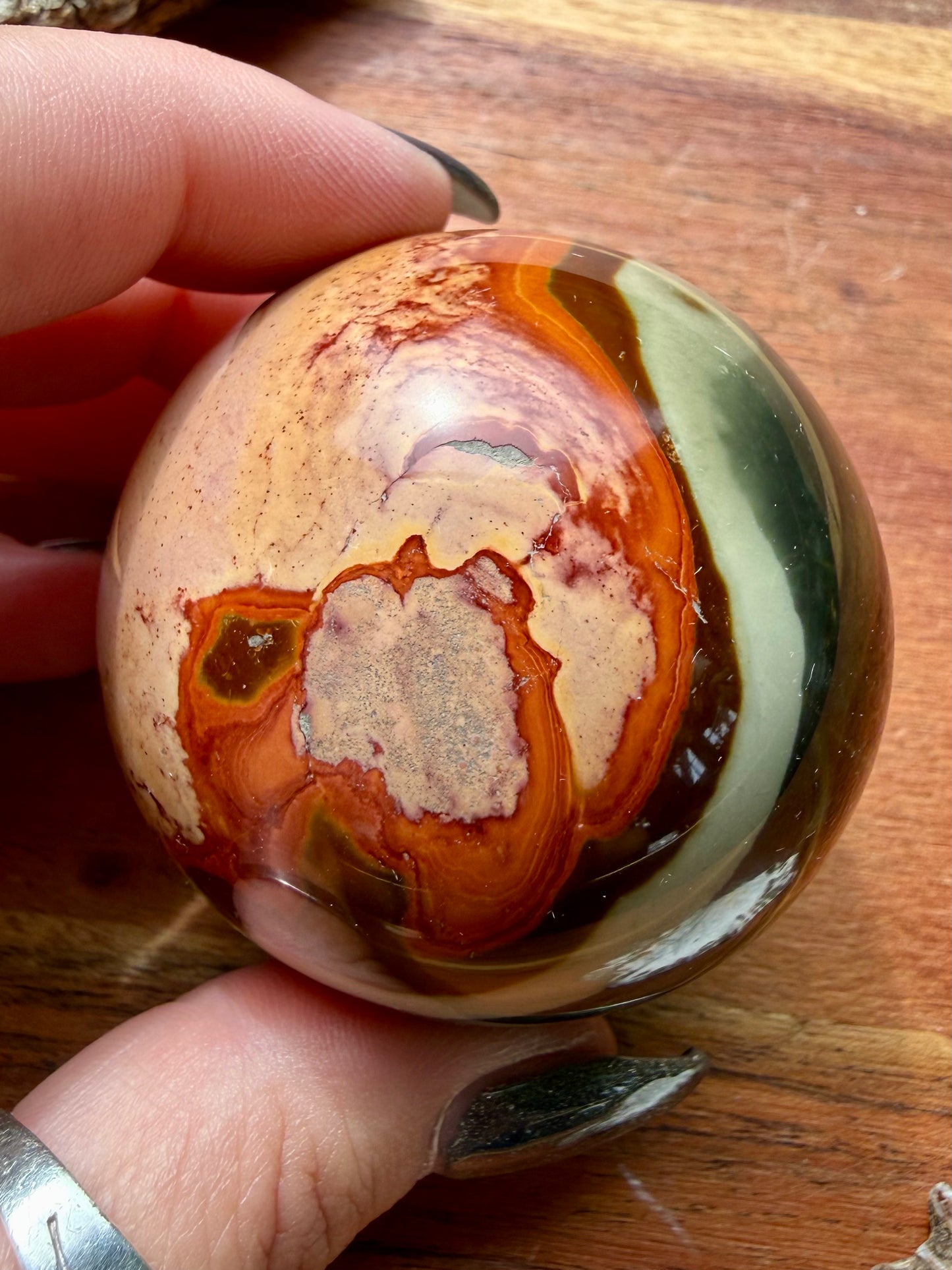 POLYCHROME JASPER SPHERE