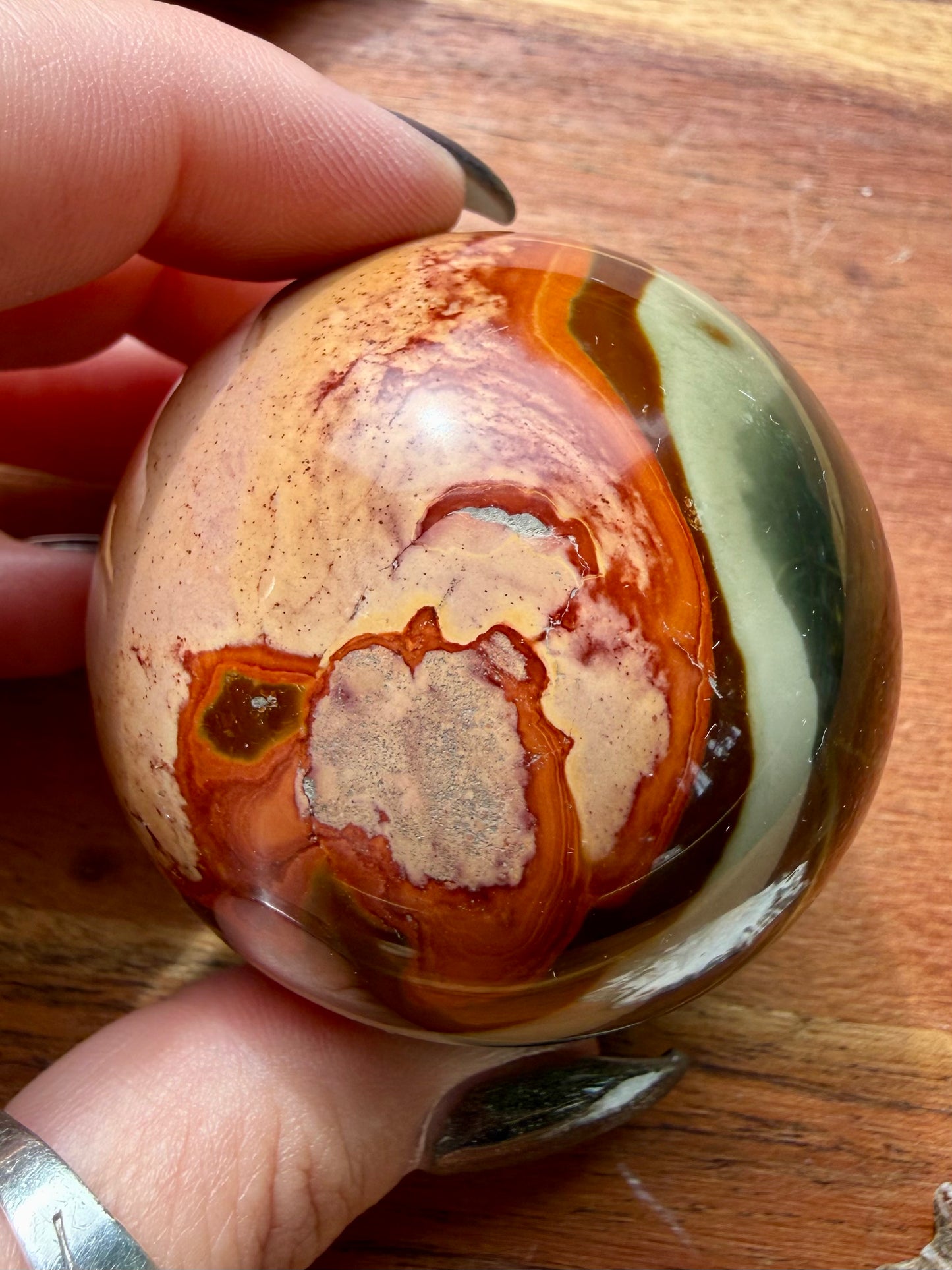 POLYCHROME JASPER SPHERE