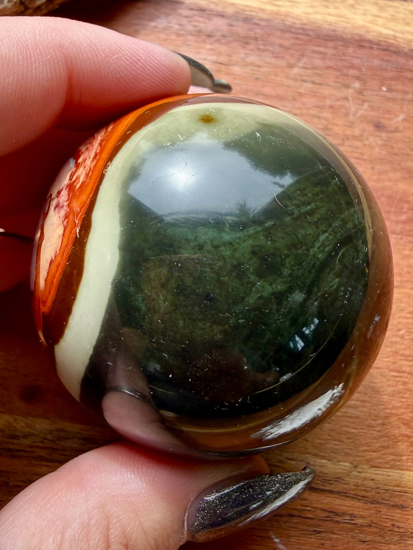 POLYCHROME JASPER SPHERE