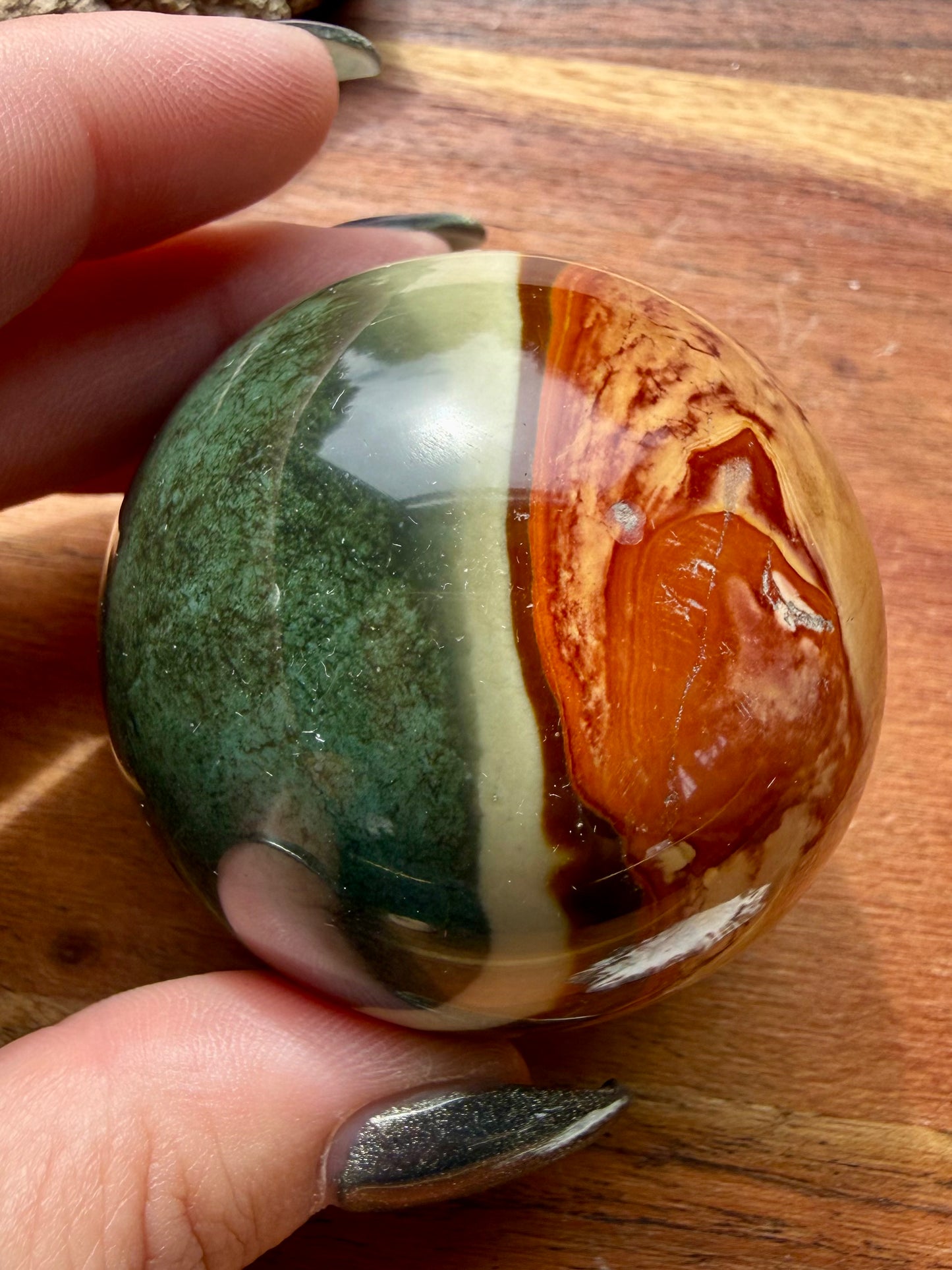 POLYCHROME JASPER SPHERE
