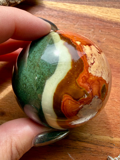POLYCHROME JASPER SPHERE