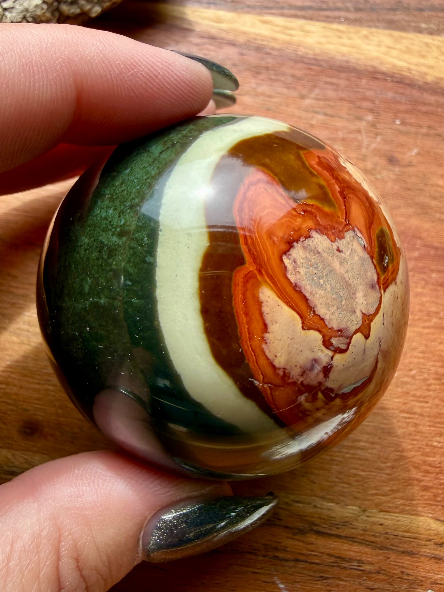 POLYCHROME JASPER SPHERE