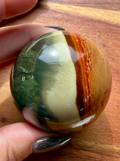 POLYCHROME JASPER SPHERE