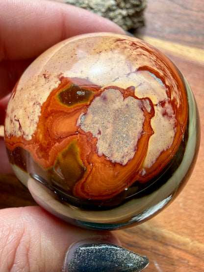 POLYCHROME JASPER SPHERE