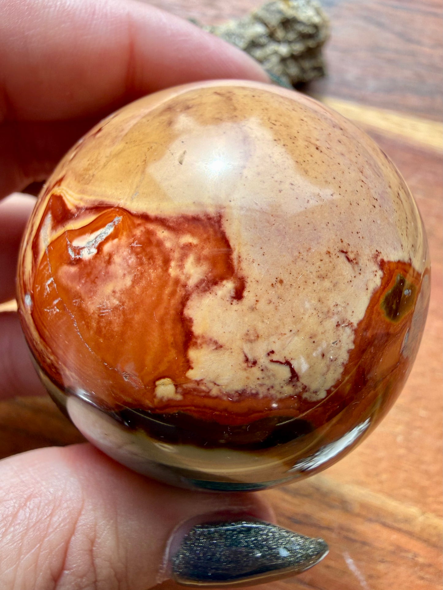 POLYCHROME JASPER SPHERE