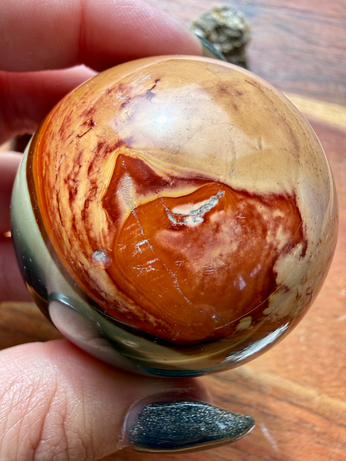 POLYCHROME JASPER SPHERE