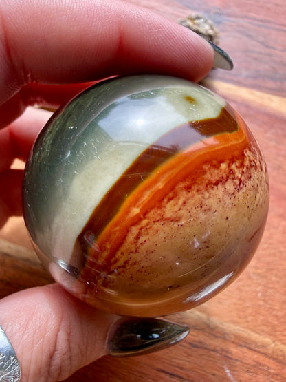 POLYCHROME JASPER SPHERE