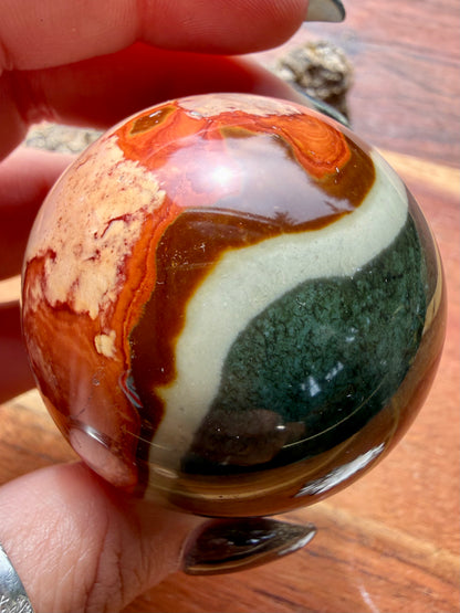 POLYCHROME JASPER SPHERE