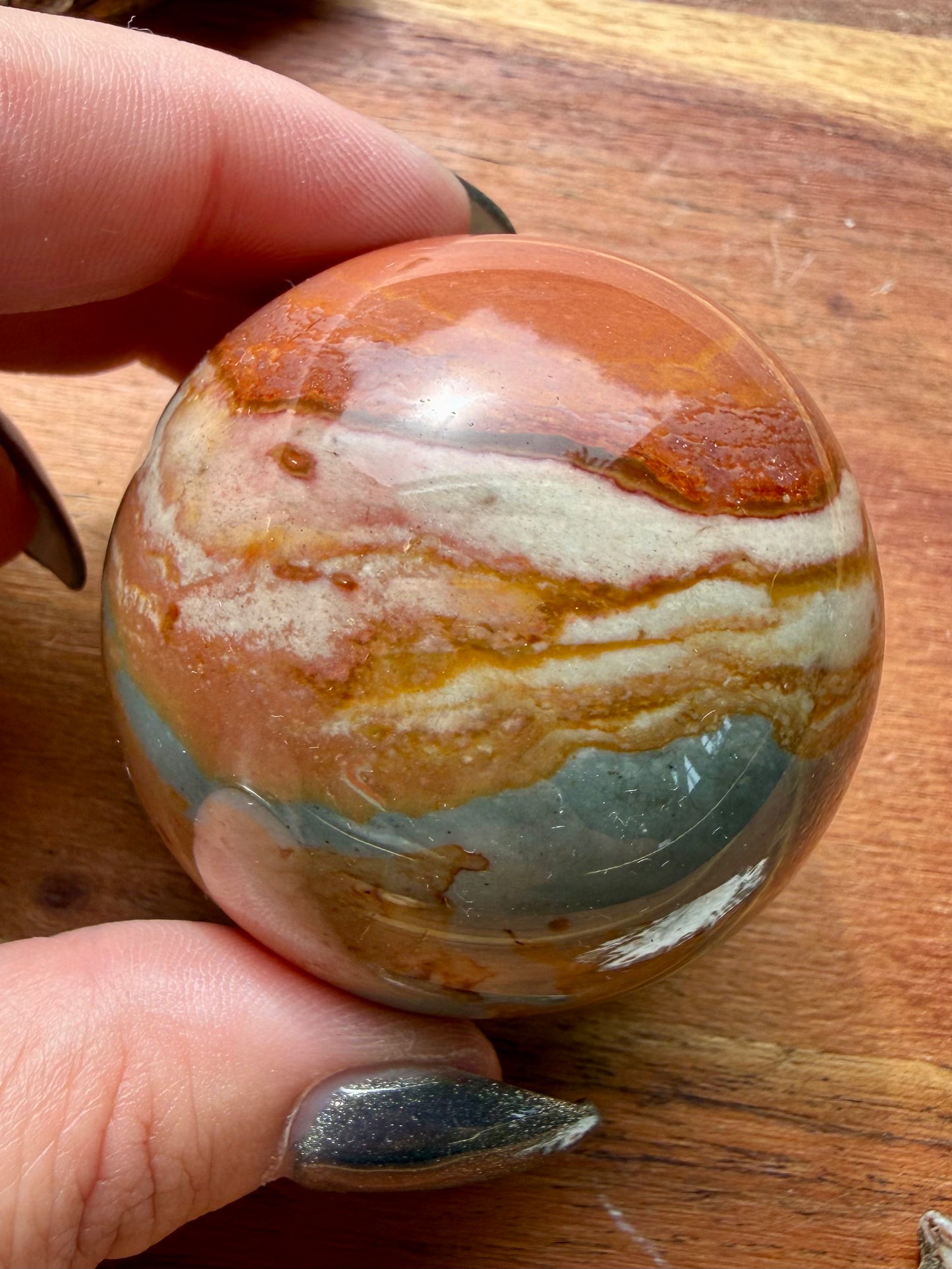 POLYCHROME JASPER SPHERE