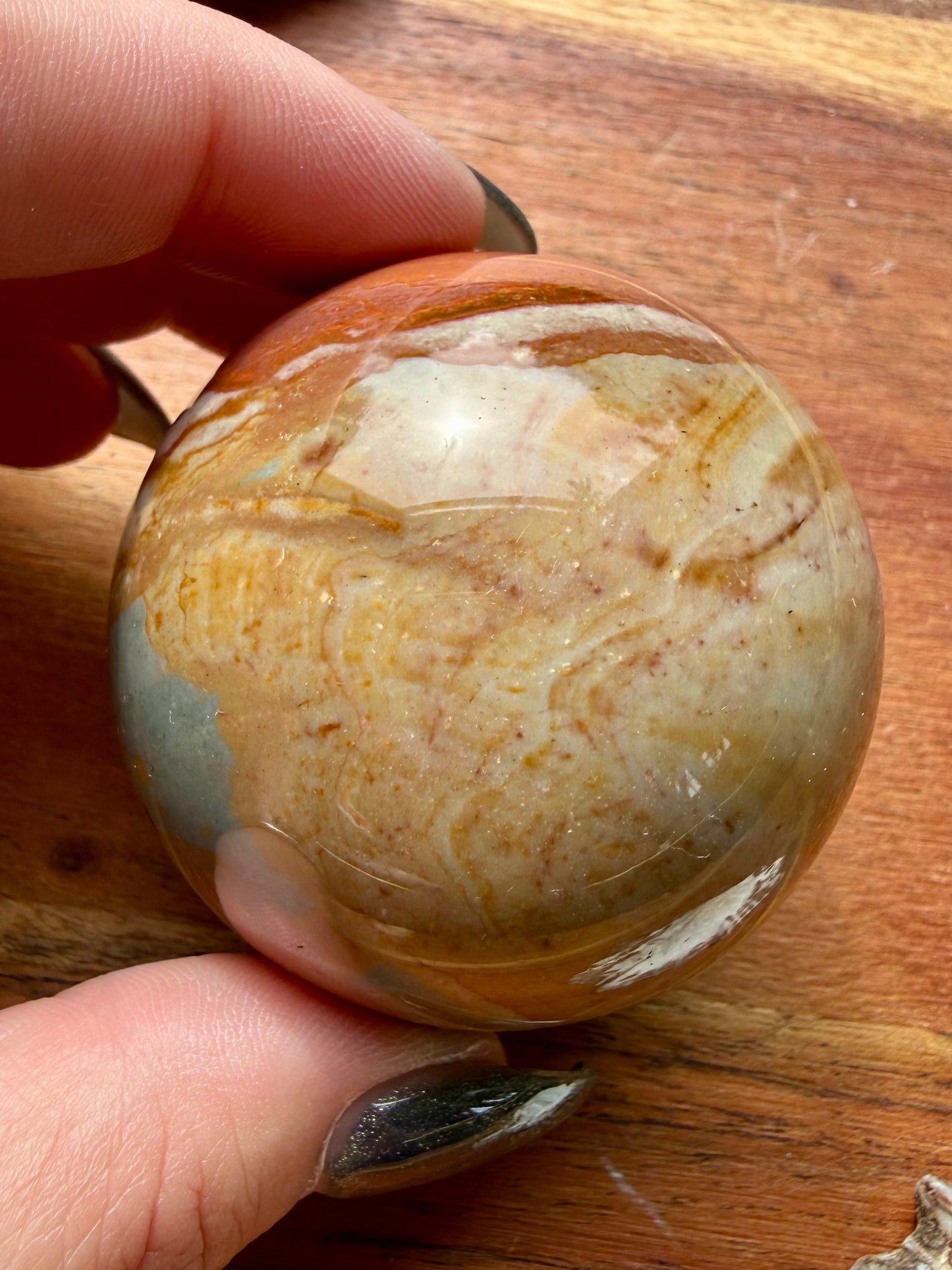POLYCHROME JASPER SPHERE