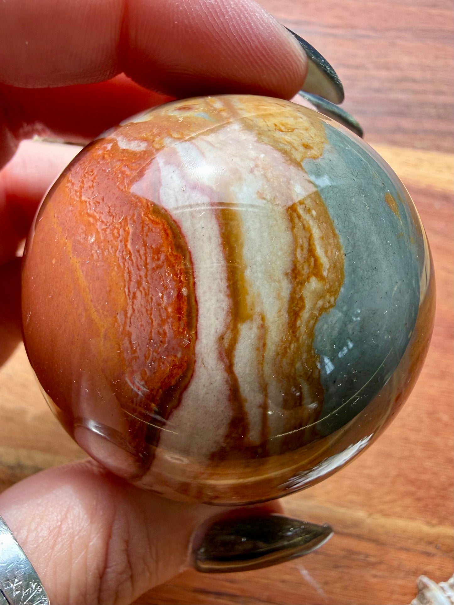 POLYCHROME JASPER SPHERE
