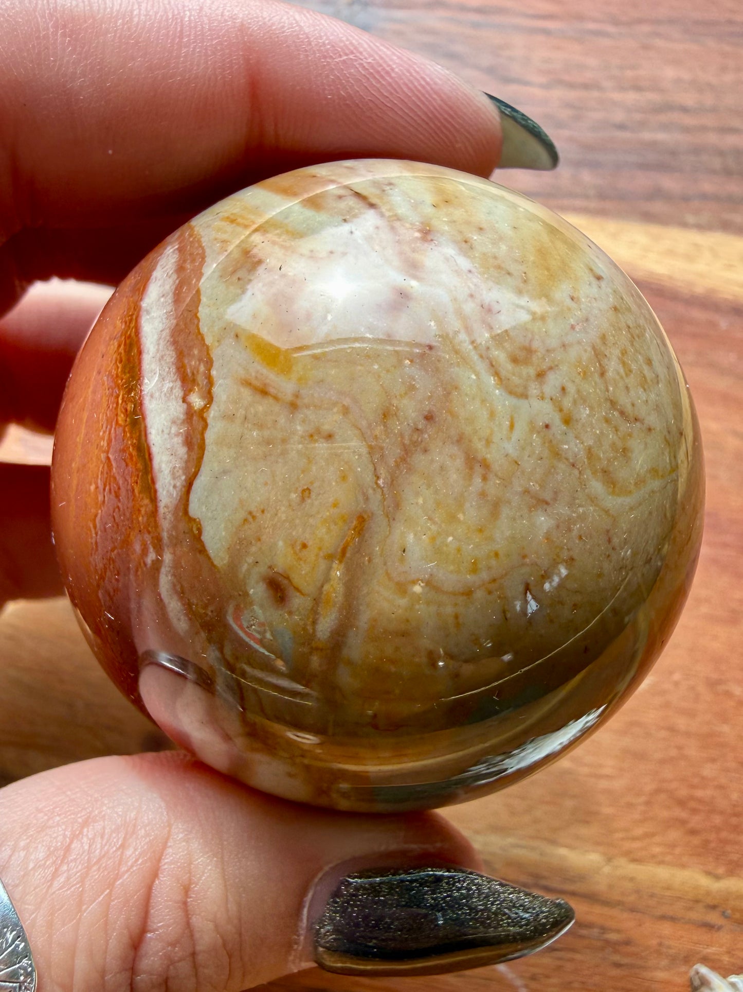 POLYCHROME JASPER SPHERE