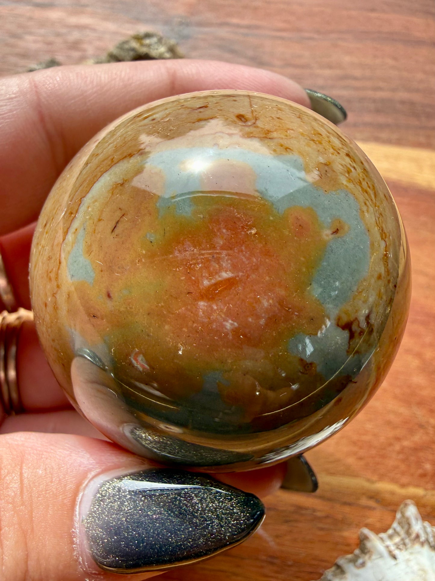 POLYCHROME JASPER SPHERE