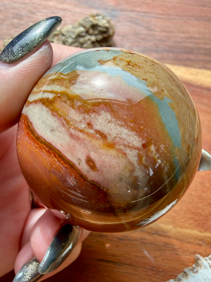 POLYCHROME JASPER SPHERE