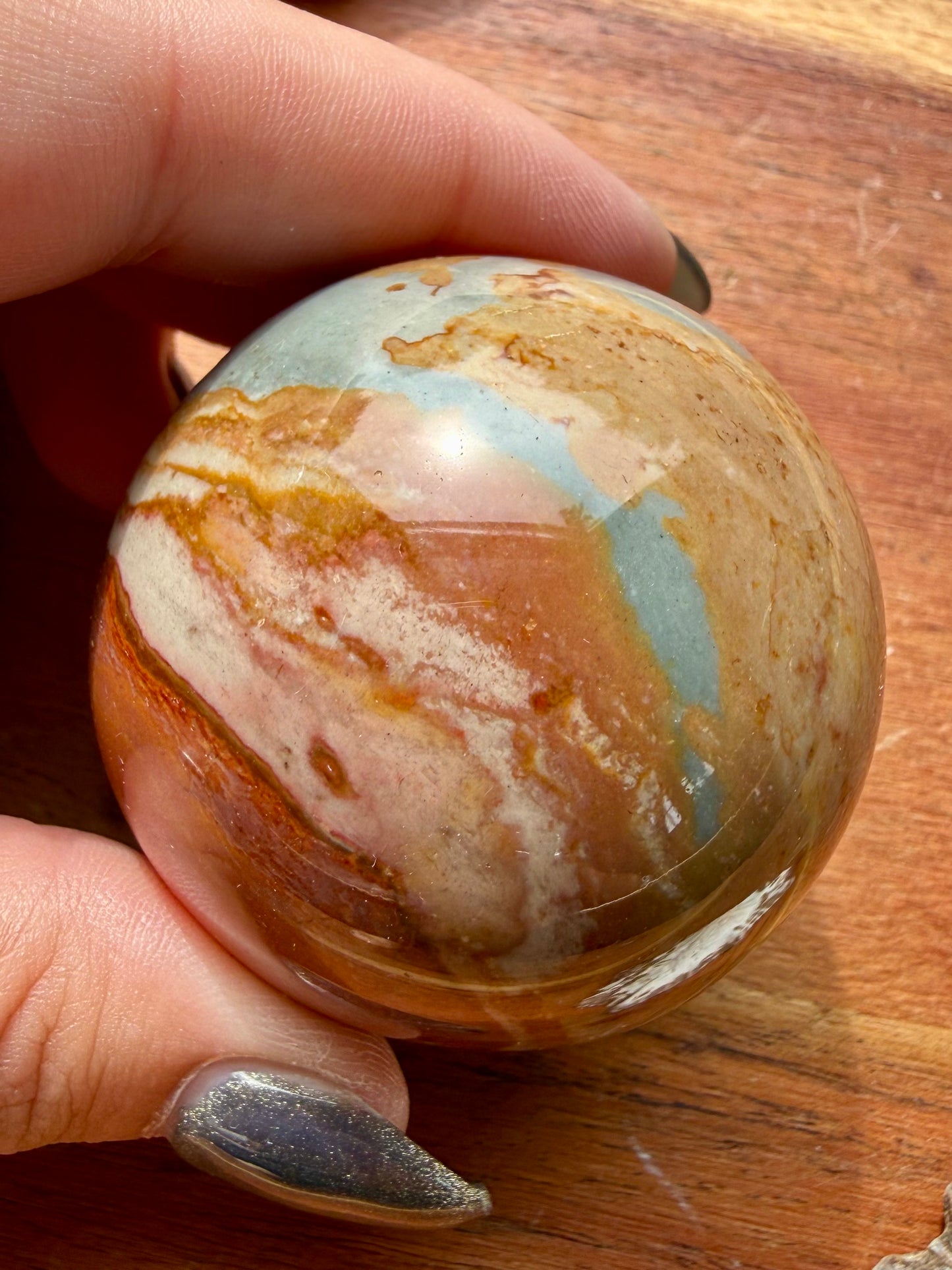 POLYCHROME JASPER SPHERE