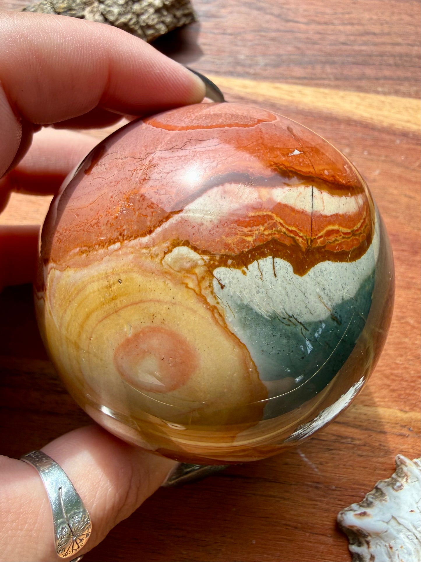 POLYCHROME JASPER SPHERE