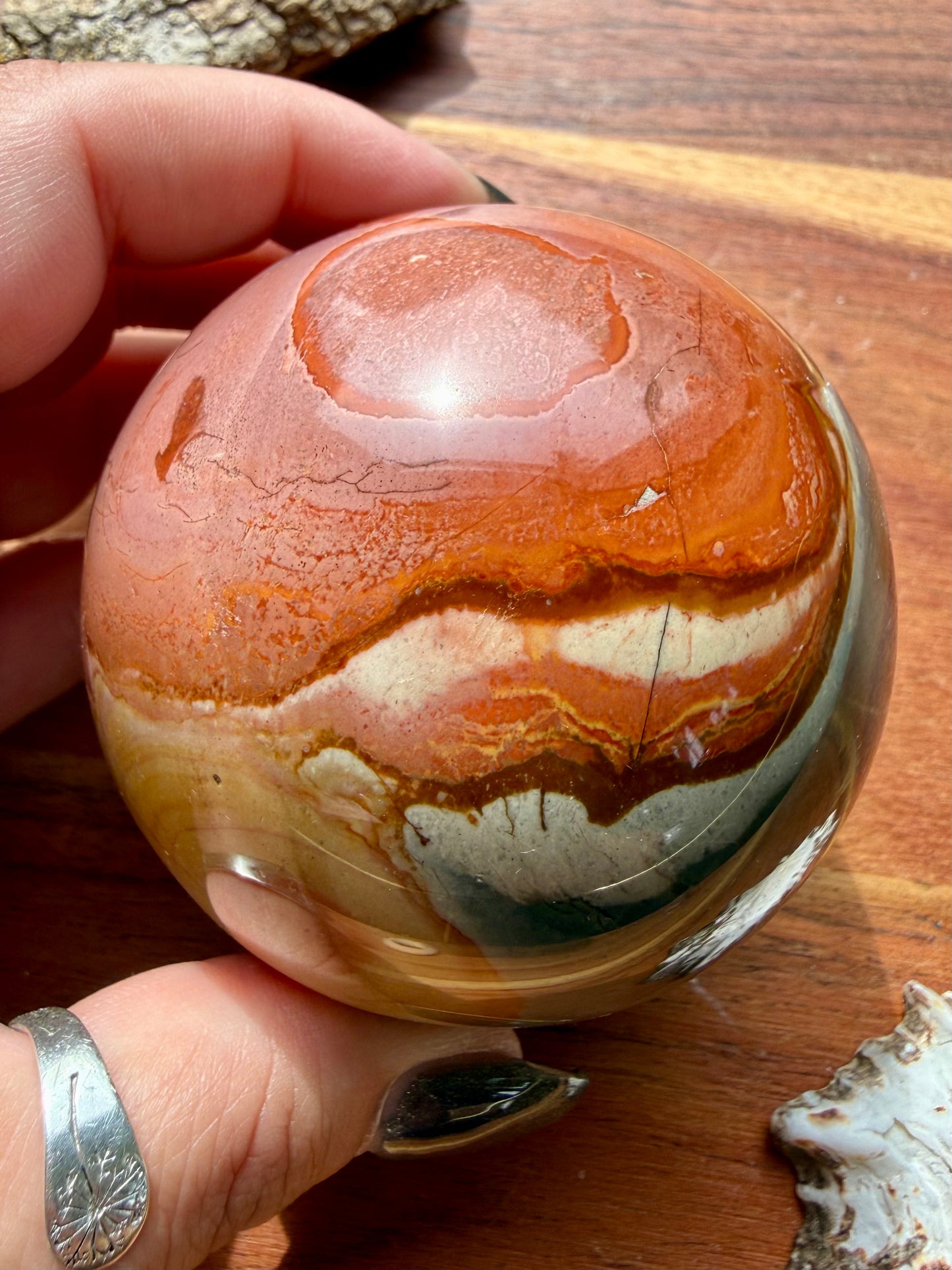 POLYCHROME JASPER SPHERE