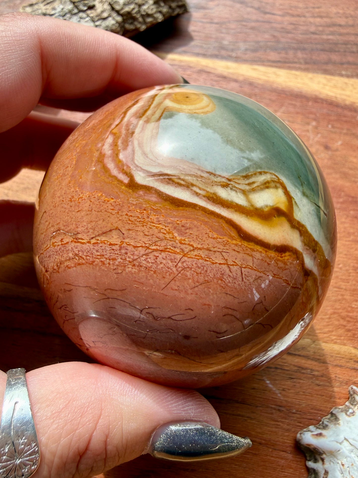 POLYCHROME JASPER SPHERE