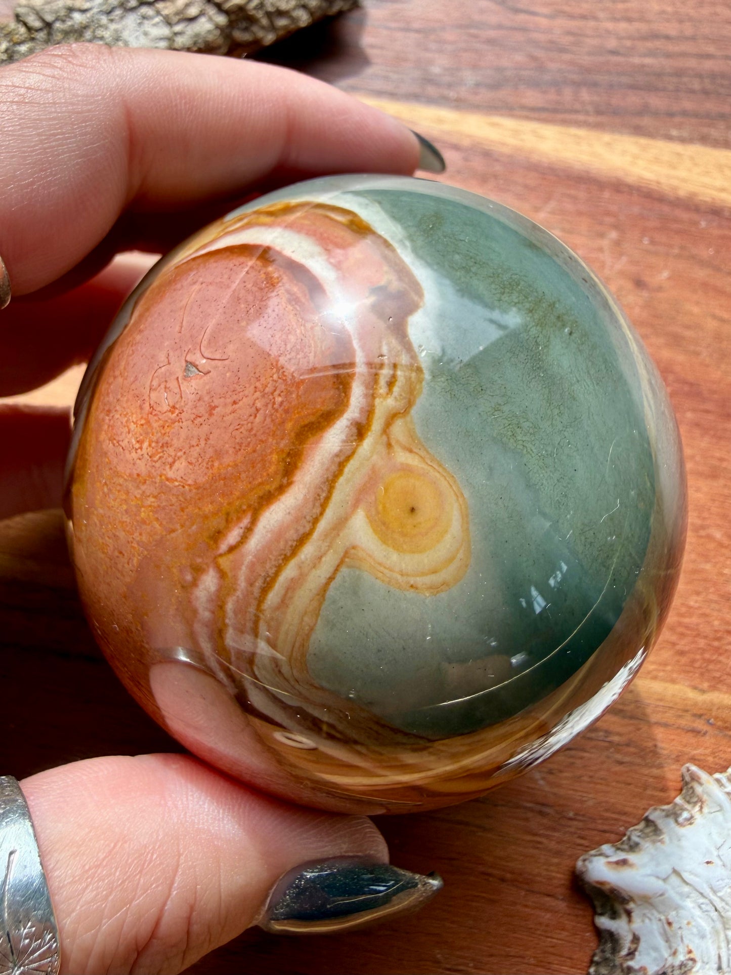 POLYCHROME JASPER SPHERE
