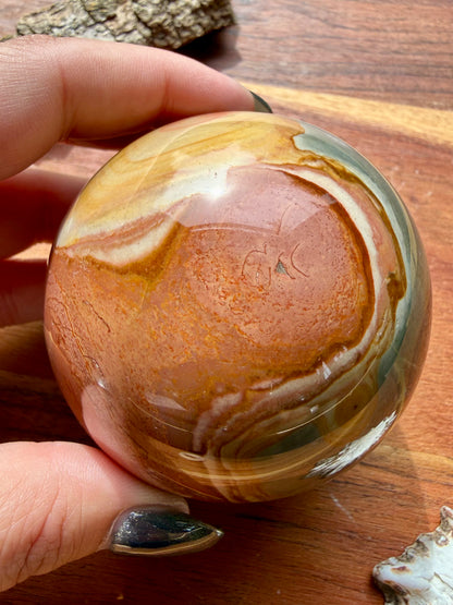 POLYCHROME JASPER SPHERE