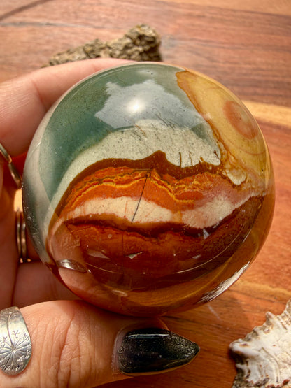 POLYCHROME JASPER SPHERE
