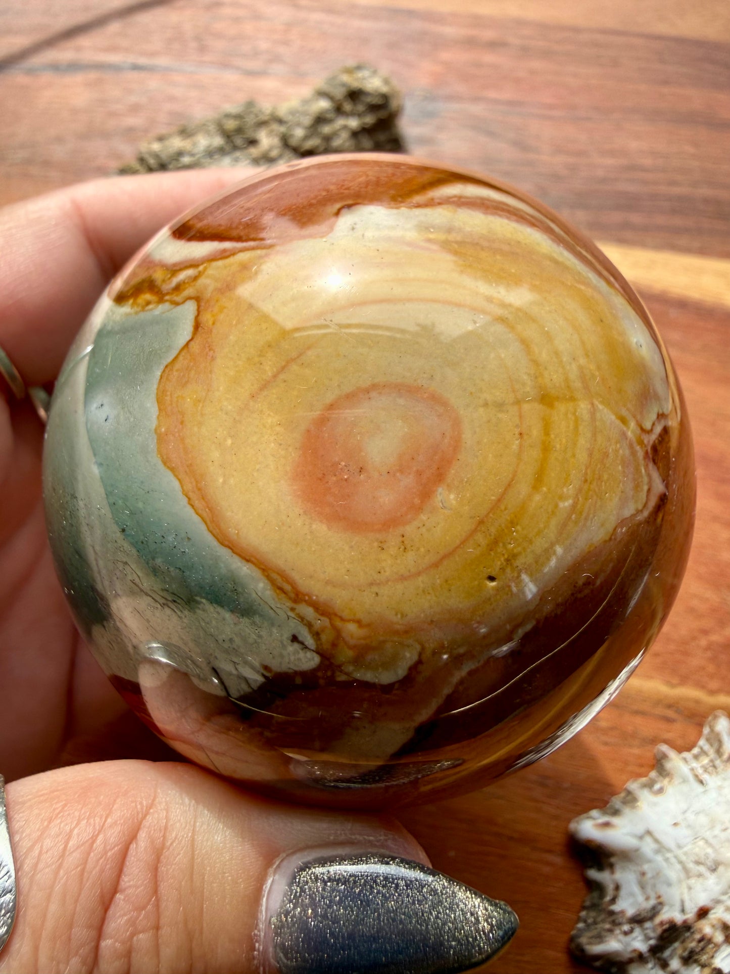 POLYCHROME JASPER SPHERE