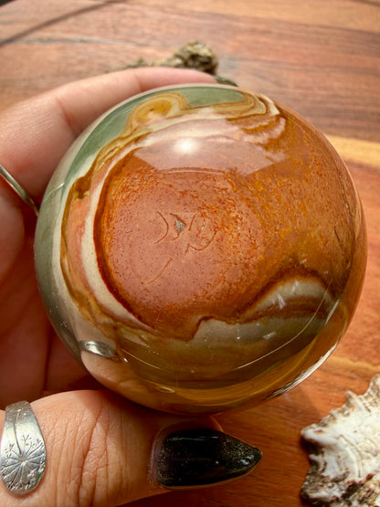 POLYCHROME JASPER SPHERE