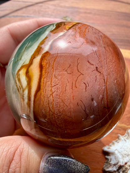 POLYCHROME JASPER SPHERE