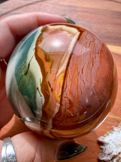 POLYCHROME JASPER SPHERE