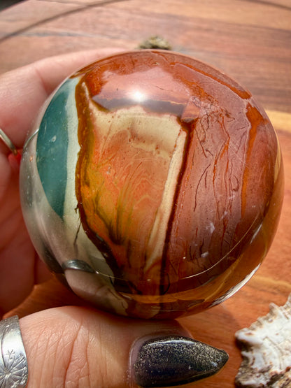 POLYCHROME JASPER SPHERE