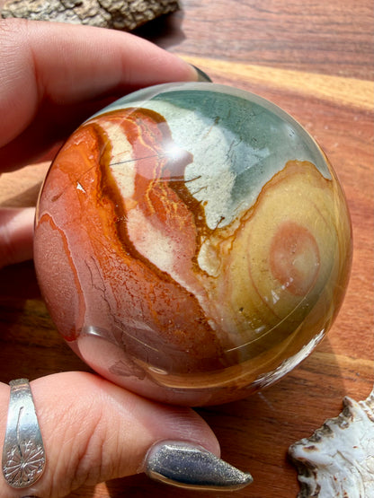 POLYCHROME JASPER SPHERE