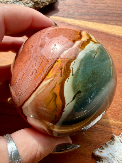 POLYCHROME JASPER SPHERE