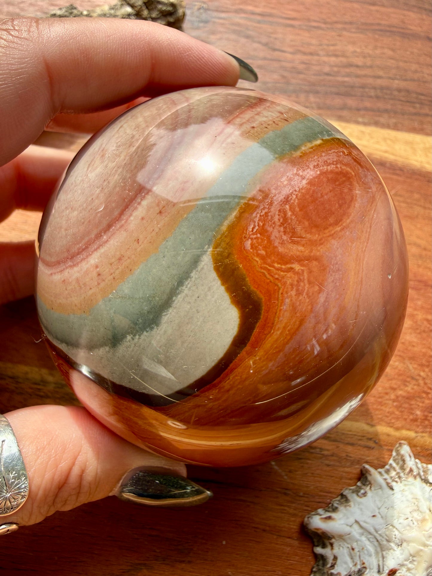 POLYCHROME JASPER SPHERE