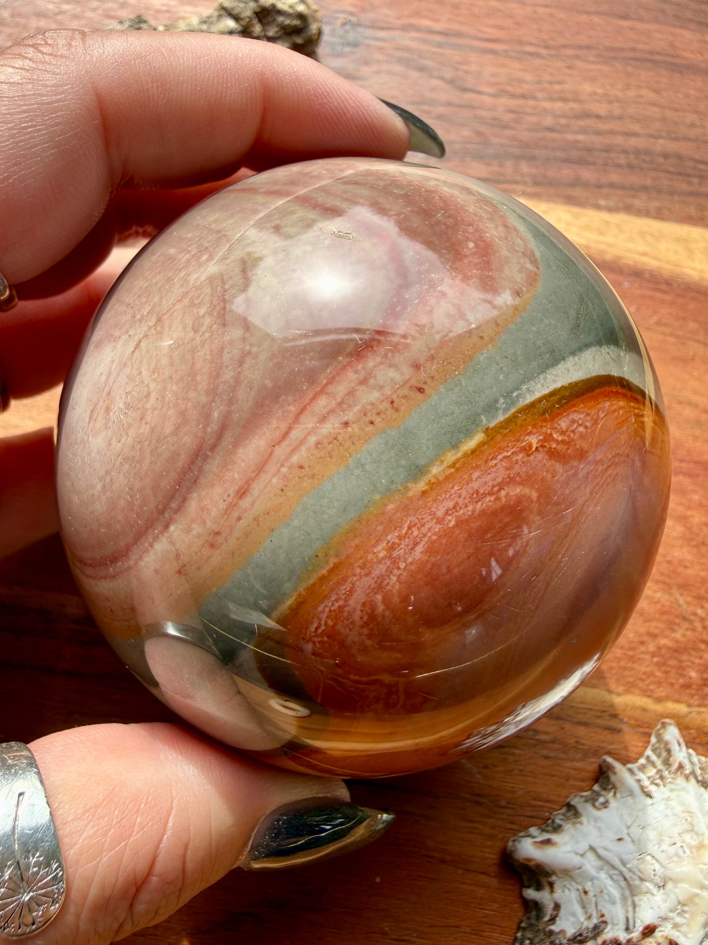 POLYCHROME JASPER SPHERE