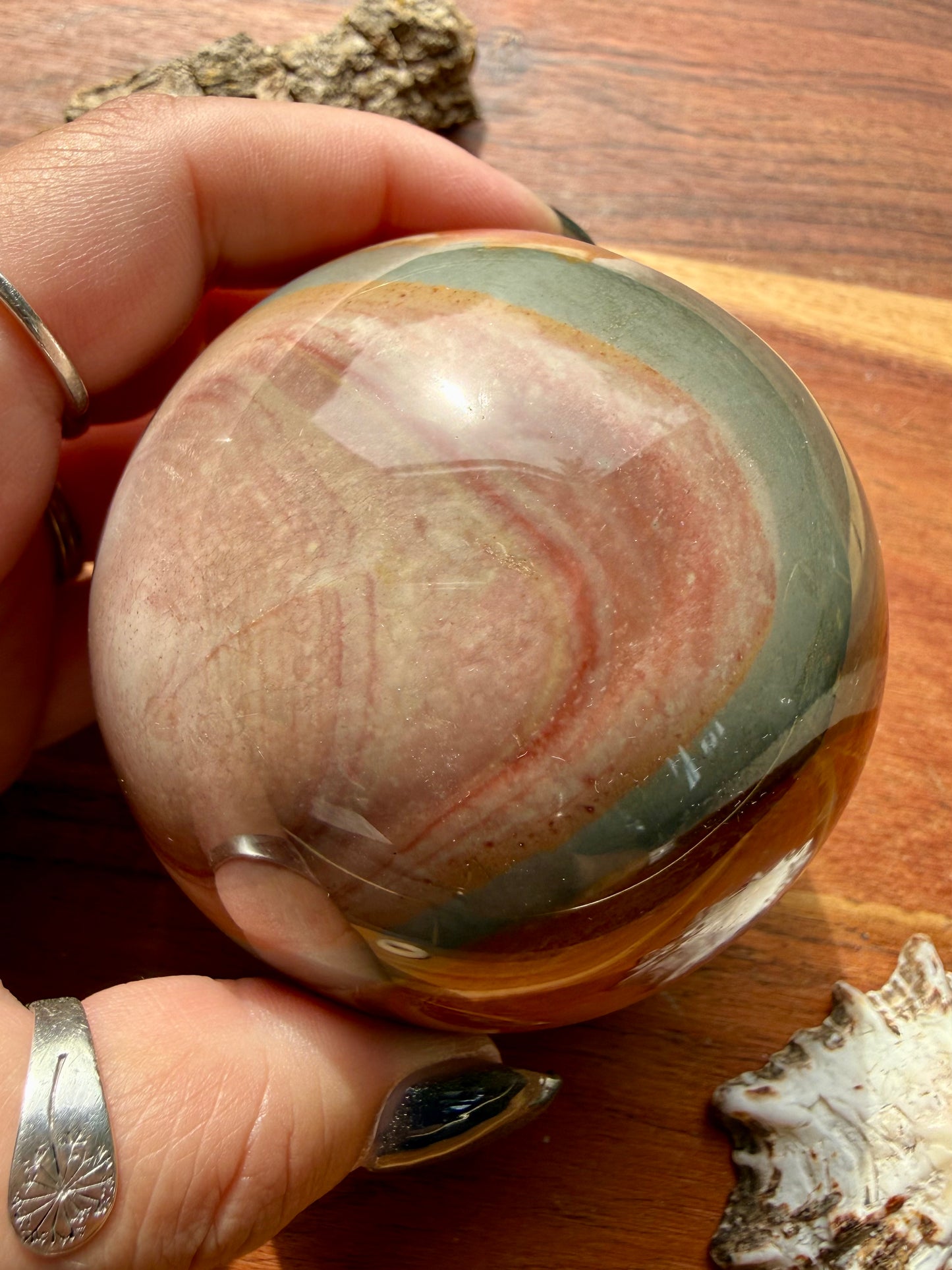POLYCHROME JASPER SPHERE