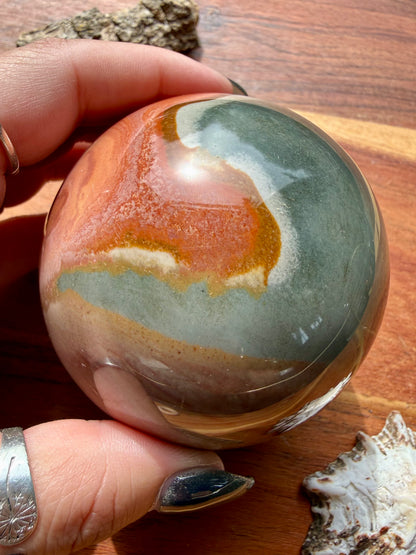 POLYCHROME JASPER SPHERE