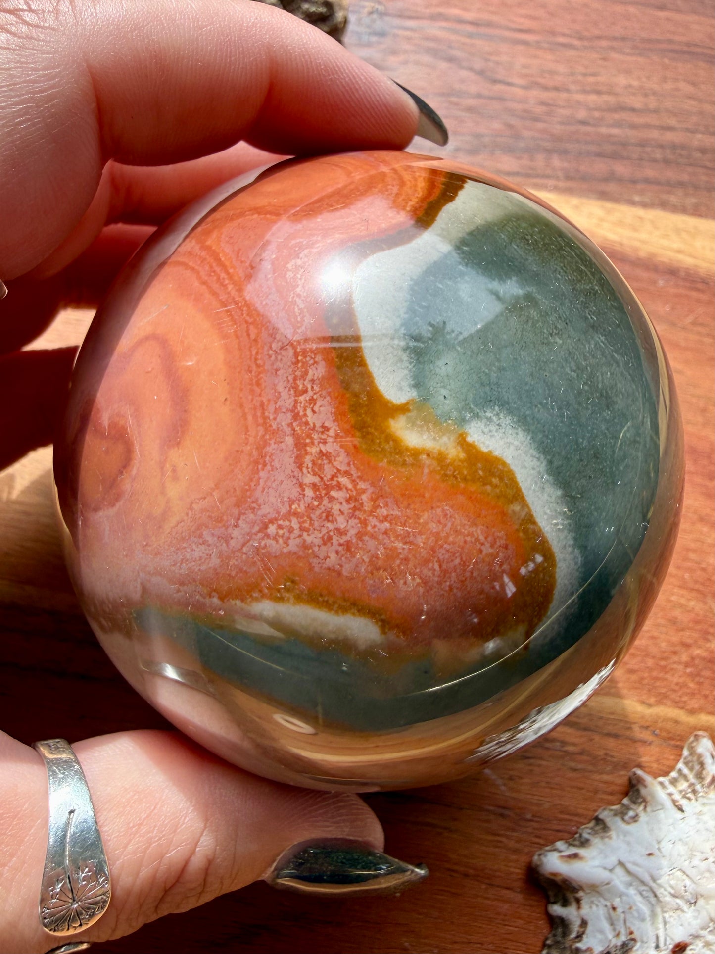 POLYCHROME JASPER SPHERE